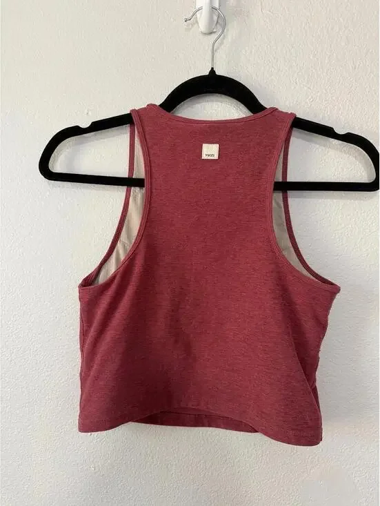 Vuori women’s elevation plyo crop tank with built in bra size small - Picture 2 of 4